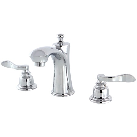 Kingston Brass 8" Widespread Bathroom Faucet, Chrome KB7961NFL